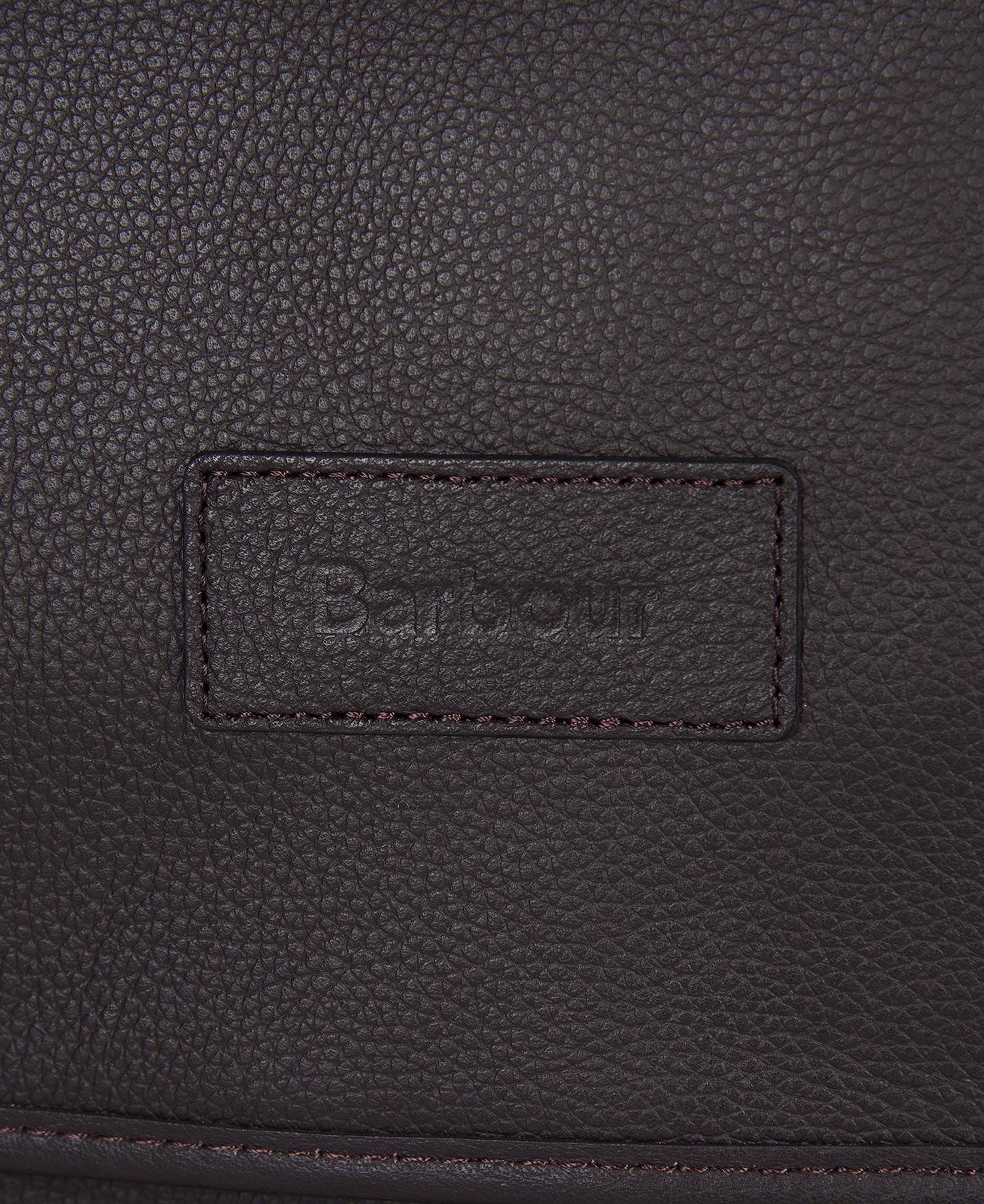 Barbour Brown Leather Briefcase