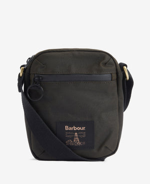Olive Field Waxed Crossbody Bag