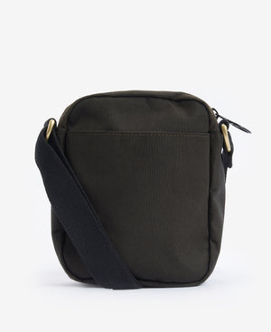 Olive Field Waxed Crossbody Bag