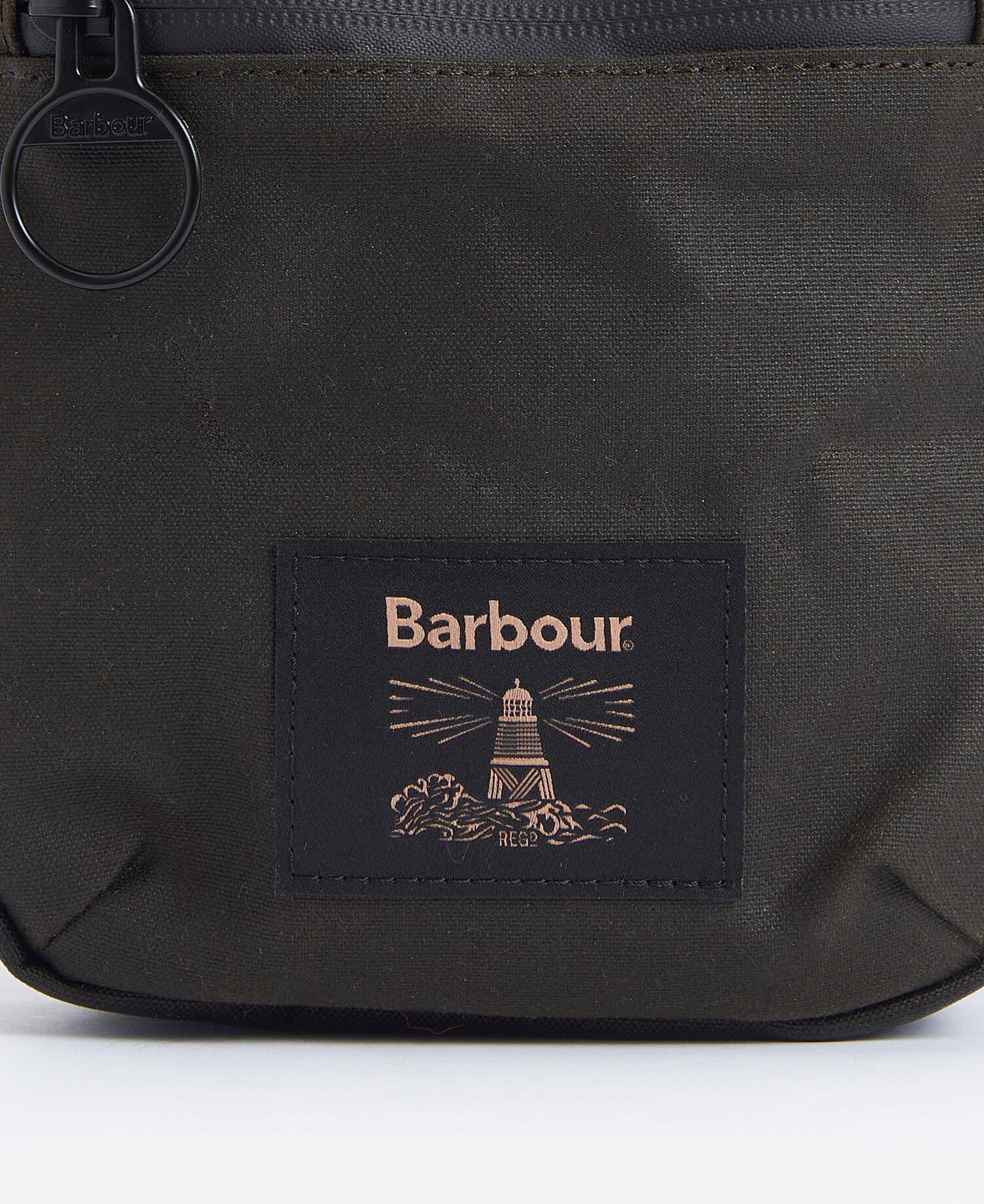 Olive Field Waxed Crossbody Bag