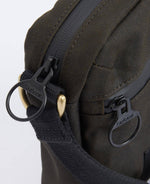 Load image into Gallery viewer, Olive Field Waxed Crossbody Bag
