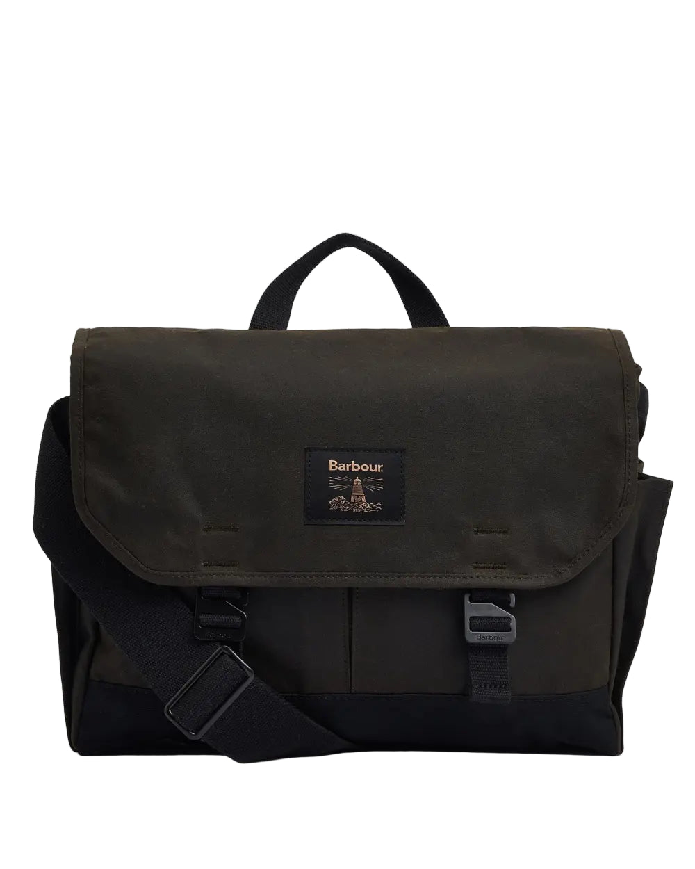 Olive Field Waxed Satchel