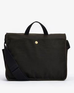 Olive Field Waxed Satchel