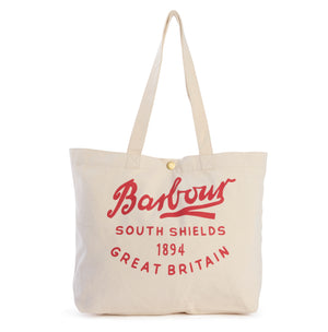 Red Script Tote Bag