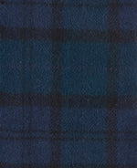 Load image into Gallery viewer, Navy Tartan Lambswool Scarf
