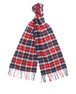 Load image into Gallery viewer, Barbour Tartan Lambswool Scarf Berry
