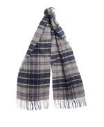 Load image into Gallery viewer, Barbour Tartan Cashmere Lambswool Scarf Black
