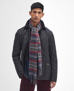 Load image into Gallery viewer, Barbour Tartan Cashmere Lambswool Scarf Blue
