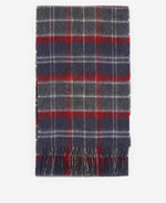 Load image into Gallery viewer, Barbour Tartan Cashmere Lambswool Scarf Blue
