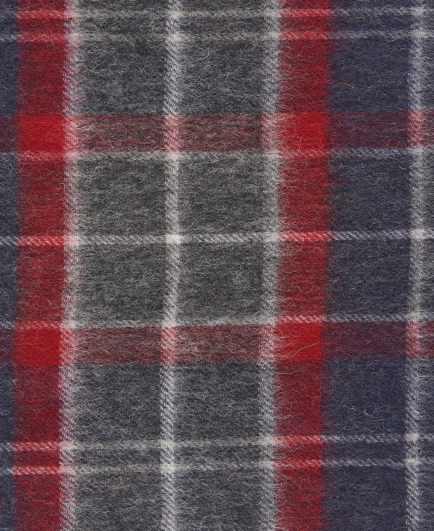 Barbour Tartan Cashmere Lambswool Scarf Blue