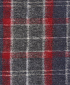 Barbour Tartan Cashmere Lambswool Scarf Blue