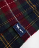 Load image into Gallery viewer, Berry Wool Cashmere Tartan Scarf
