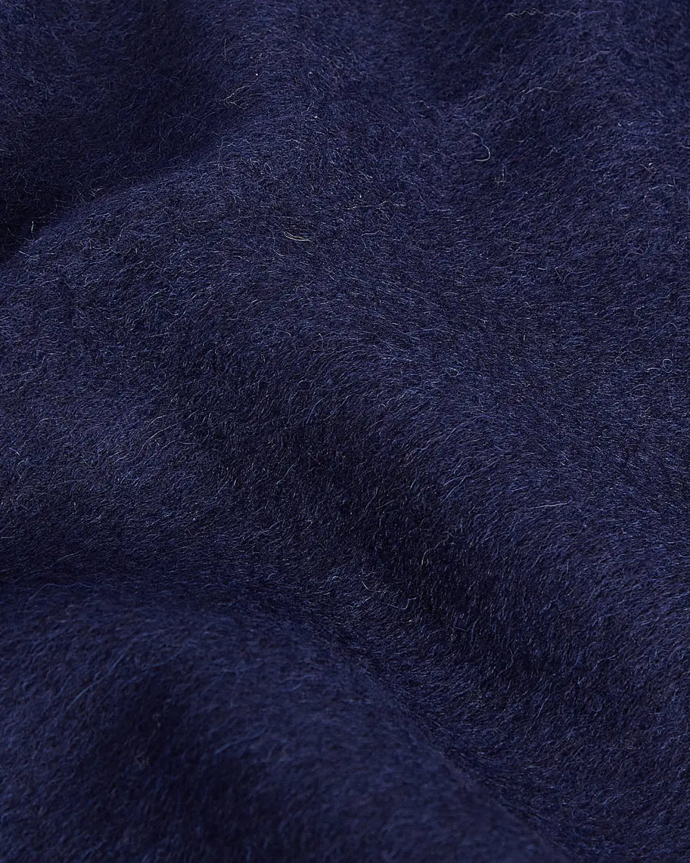 Navy Plain Lambswool Scarf