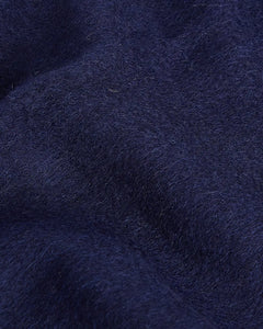 Navy Plain Lambswool Scarf