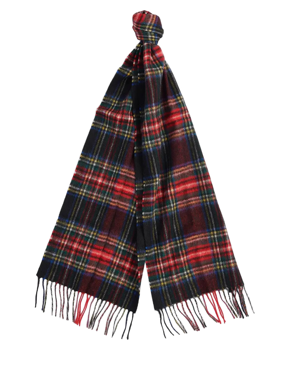 Black New Check Tartan Scarf