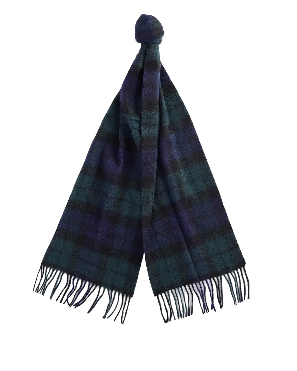 Navy New Check Tartan Scarf