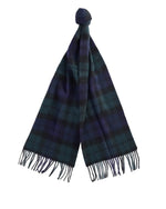 Load image into Gallery viewer, Navy New Check Tartan Scarf
