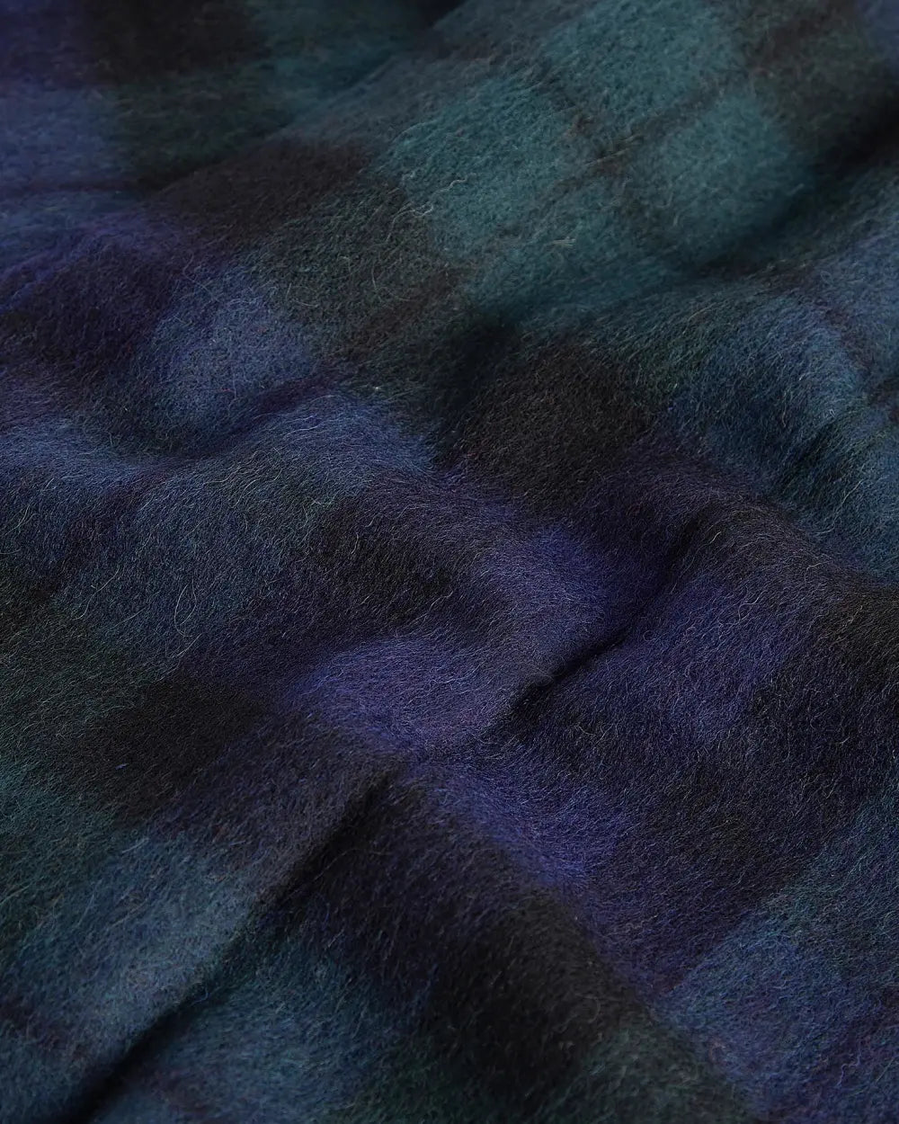 Navy New Check Tartan Scarf