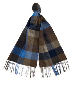 Barbour Bank Scarf Blue