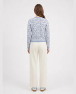 Load image into Gallery viewer, Blue Floral Joie Cardigan

