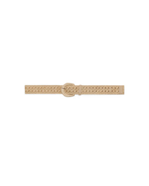 Cream Woven Belt
