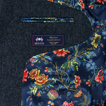 Load image into Gallery viewer, Cobalt Long Herringbone Waistcoat
