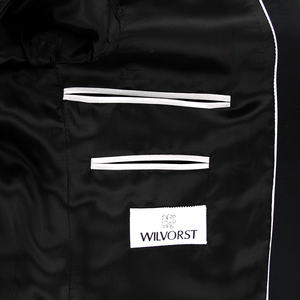 Wilvorst Black Peaked Lapel Dinner Jacket Regular Length