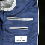 Load image into Gallery viewer, Wilvorst Blue Peaked Lapel Dinner Jacket Short Length
