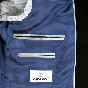 Wilvorst Blue Peaked Lapel Dinner Jacket Short Length