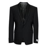 Load image into Gallery viewer, Wilvorst Black Shawl Collar Dinner Jacket Long Length
