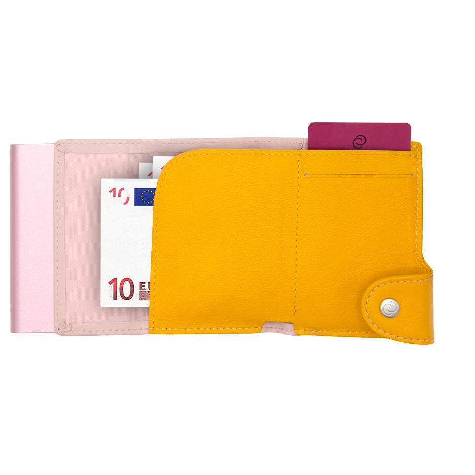 C-Secure XL Coin Wallet Blush Saffron 109