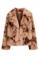 Load image into Gallery viewer, Toffee Faux Fur Coat
