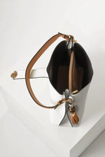 Load image into Gallery viewer, White Andrea Hobo Tote
