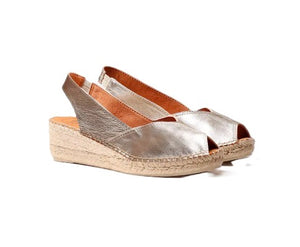Gold Espadrilles