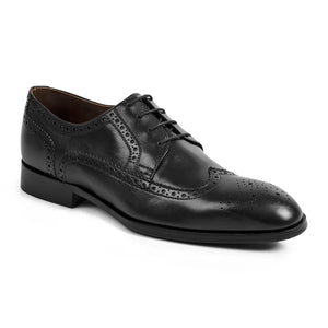 Black Bielsa Brogue Shoes