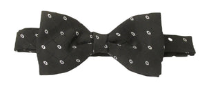 Silver Lurex Bow Tie