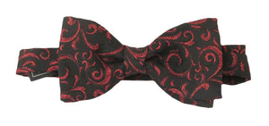 Red Lurex Bow Tie