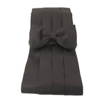Load image into Gallery viewer, Black Cummerbund &amp; Bow Tie
