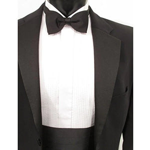 Black Cummerbund & Bow Tie