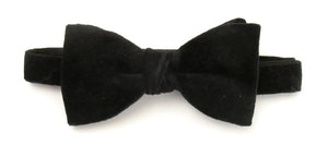 Black Velvet Bow Tie