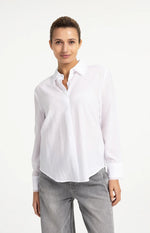 Load image into Gallery viewer, White Blouse Wtih Collar Detail

