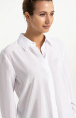 Load image into Gallery viewer, White Blouse Wtih Collar Detail
