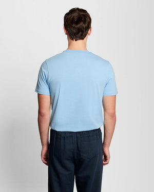 Blue Superfine Cotton T-Shirt