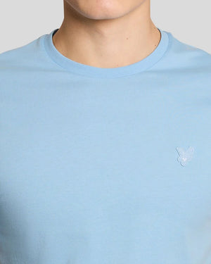 Blue Superfine Cotton T-Shirt