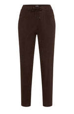 Load image into Gallery viewer, Brown Lisa Faux Suede Trousers
