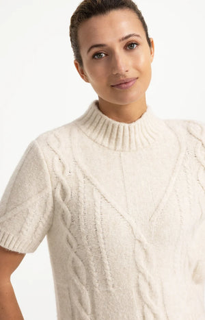 Off White Cable Knit Sweater
