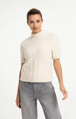 Load image into Gallery viewer, Off White Cable Knit Sweater
