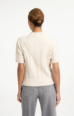 Load image into Gallery viewer, Off White Cable Knit Sweater
