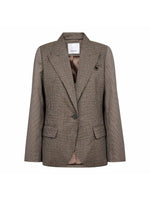 Load image into Gallery viewer, Brown Check Vyea Blazer
