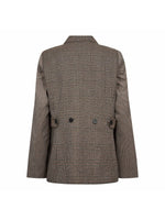Load image into Gallery viewer, Brown Check Vyea Blazer
